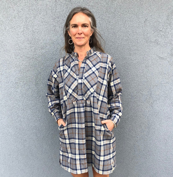 Winter Victorian Shirt Dress - Folkwear Winter Victorian Shirt Dress - Folkwear