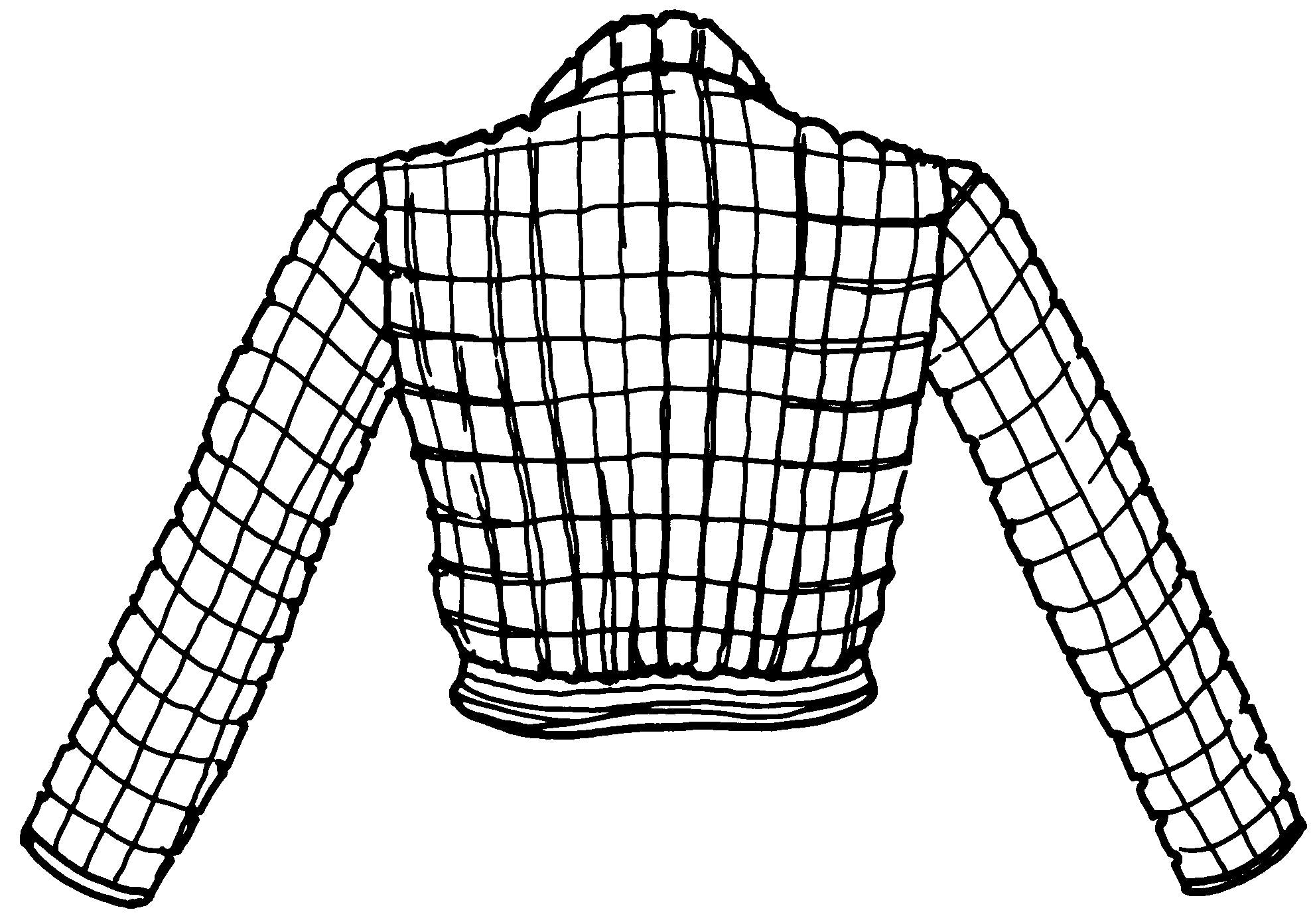 235 Sporty Forties' Sweater - PDF knitting pattern