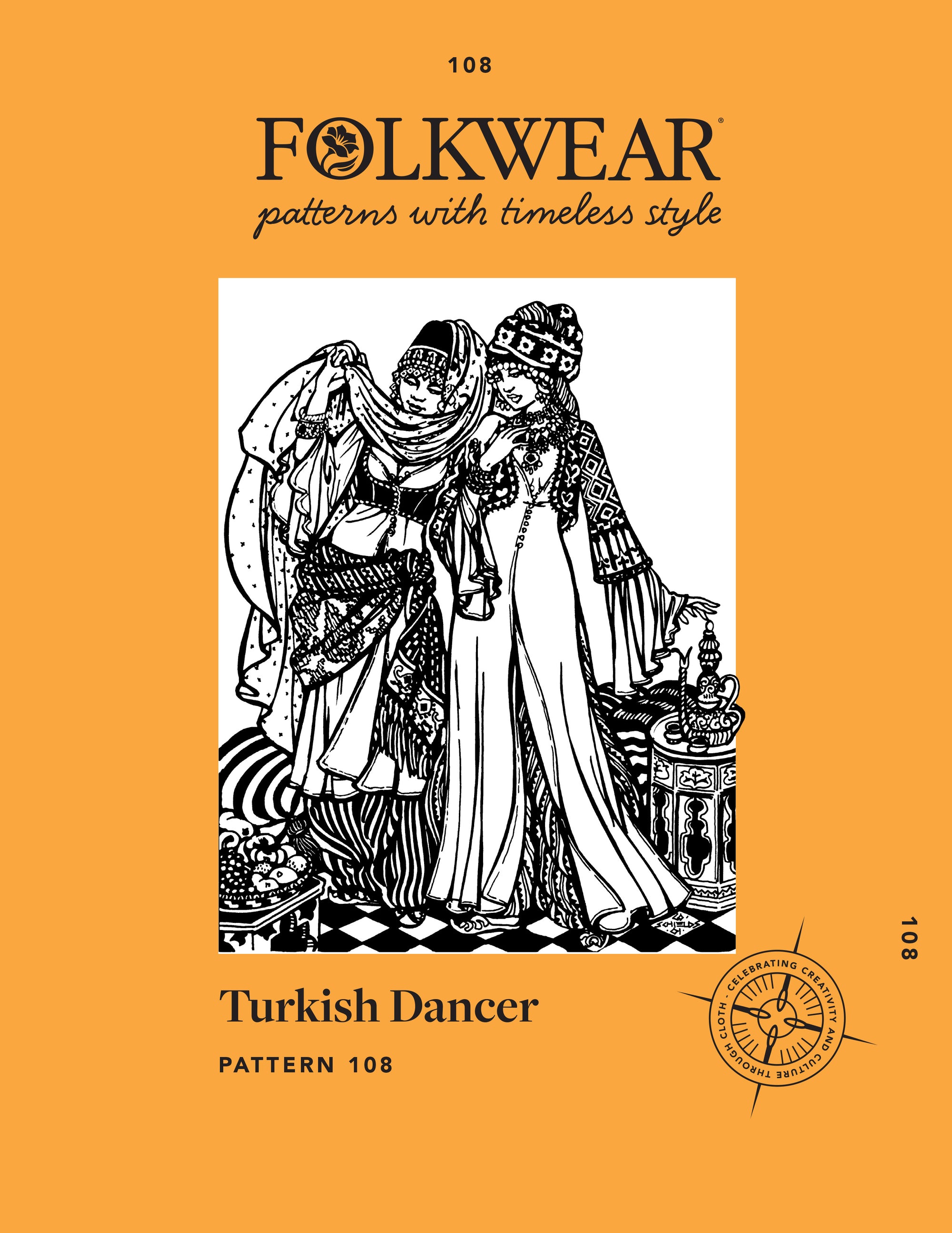 Folkwear 108 Turkish Dancer Pattern Cover