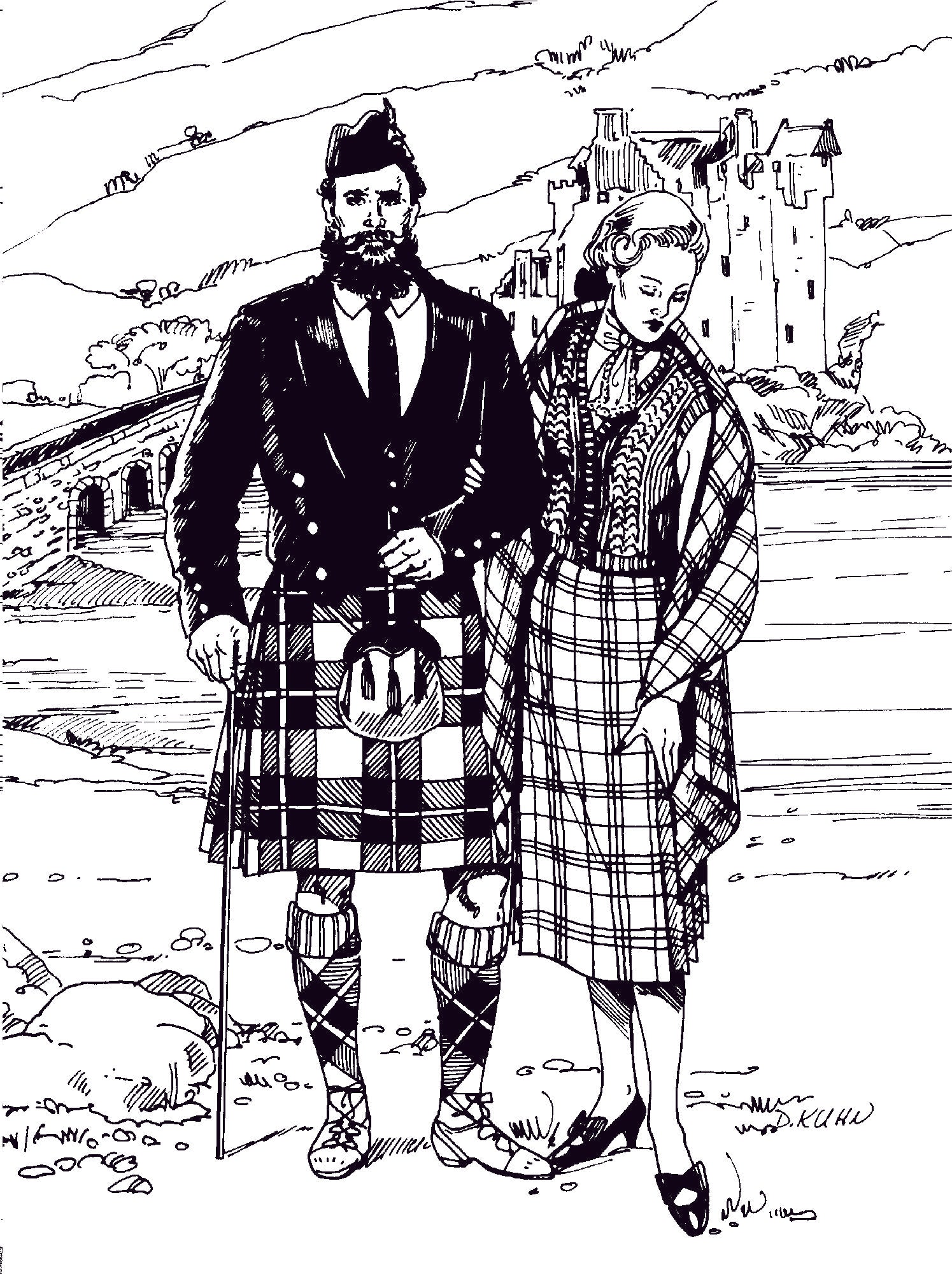 Brief History of the Scottish Kilt - Folkwear