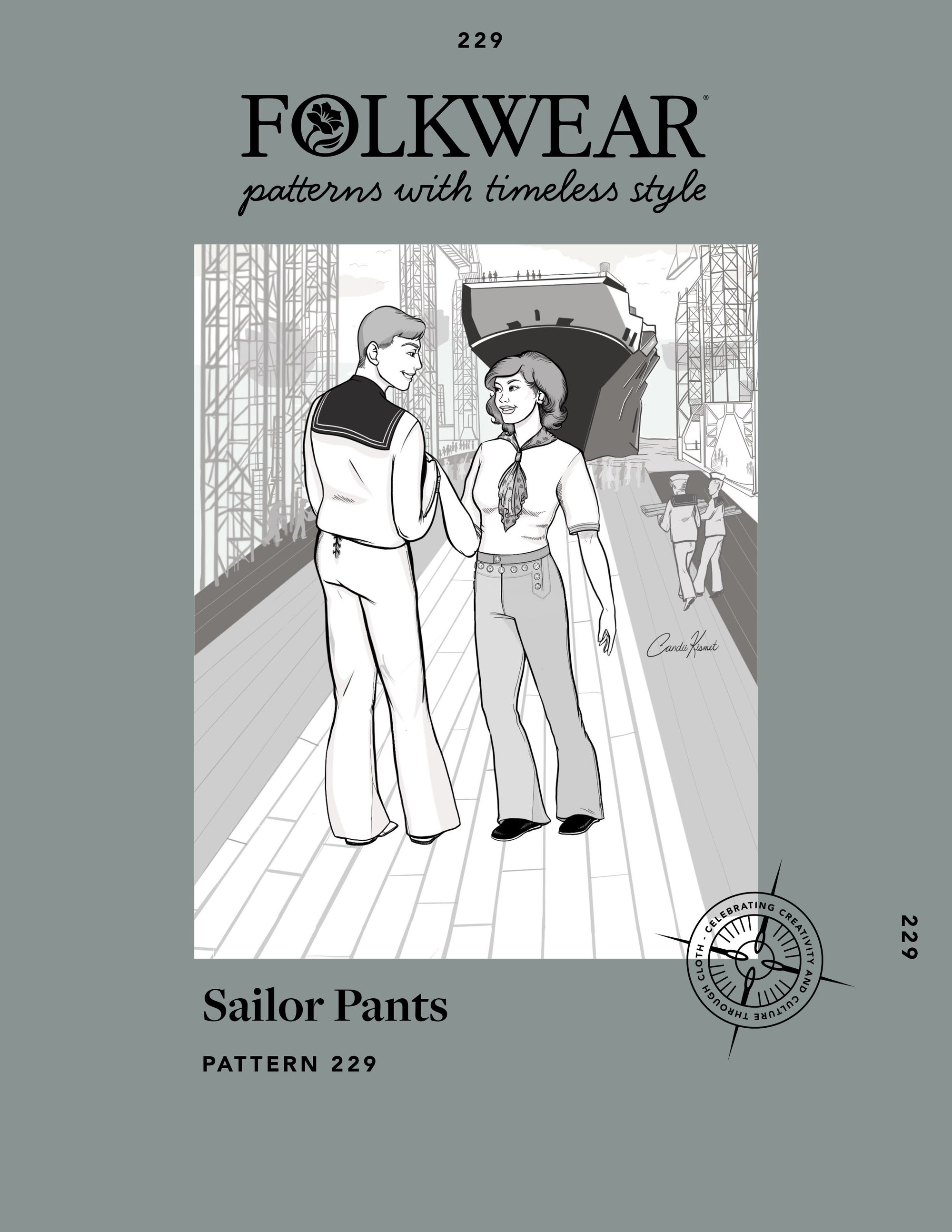 Sailor Pants -Red Canvas — Sailor Rose