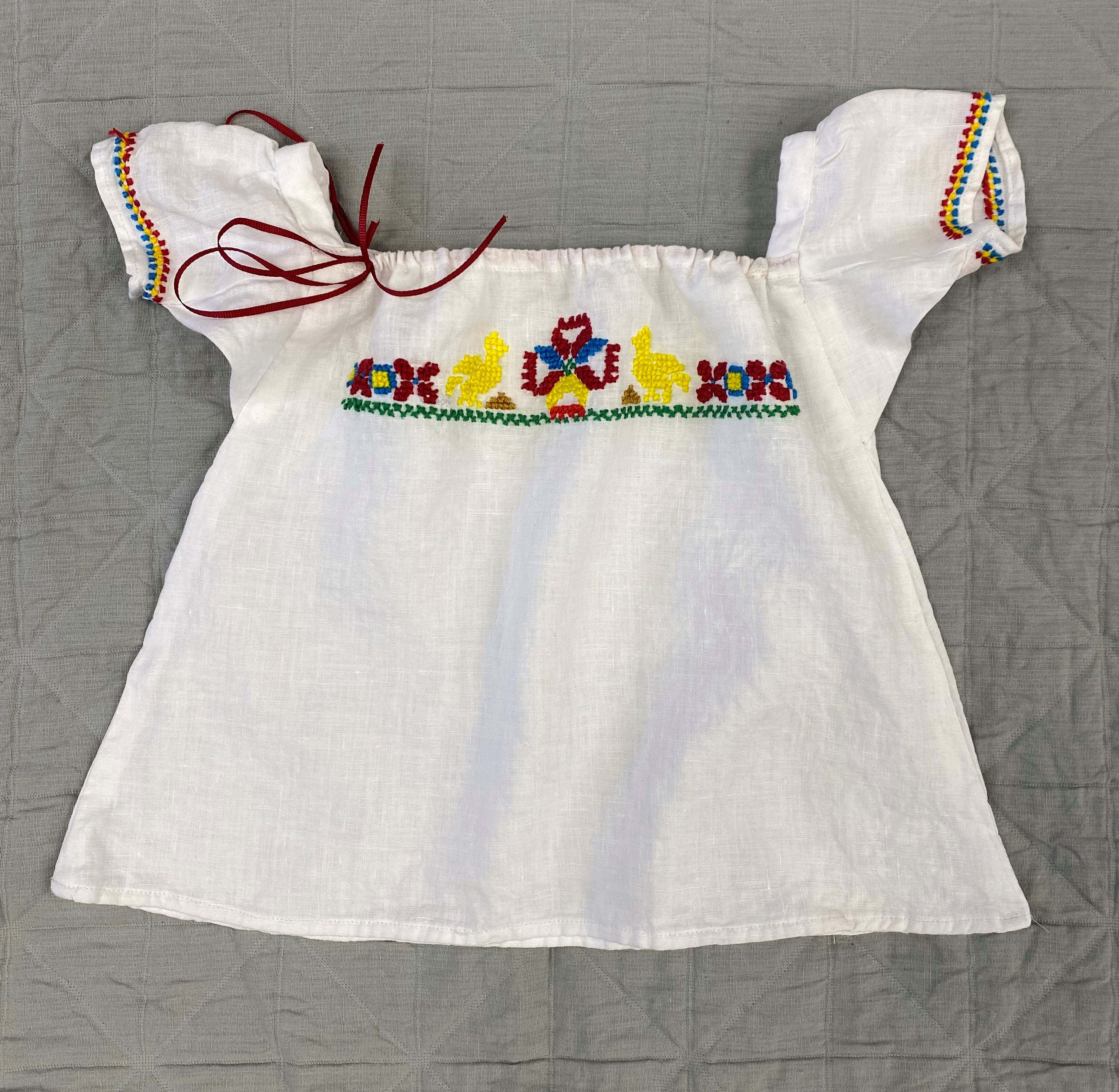 Making and Embroidering the Mexican Dress (from 109 Little Folks) - Folkwear