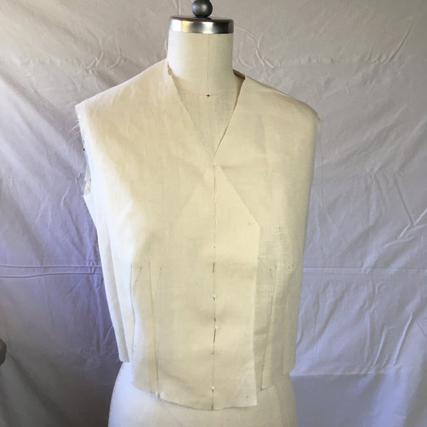 How to Adjust the Bust Fit for 222 Vintage Vests, View C - Folkwear
