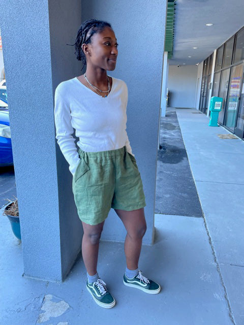 Basics Pants made into Shorts