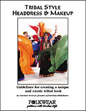 Fat Chance Belly Dance Style Headdress & Makeup Booklet
