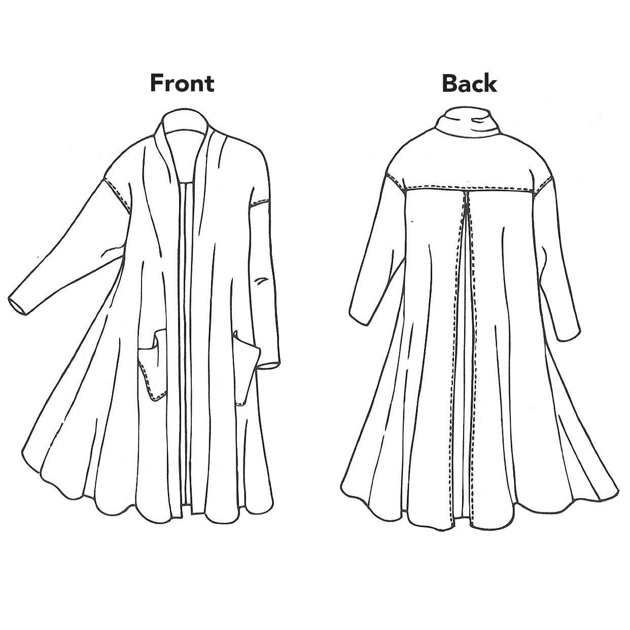 254 Swing Coat - Folkwear 254 Swing Coat - Folkwear