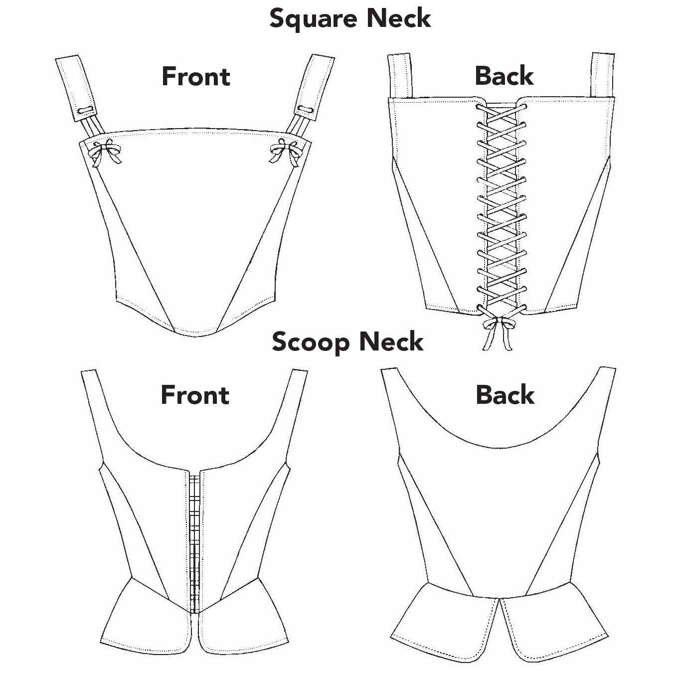 267 M’Lady’s Corset - Folkwear