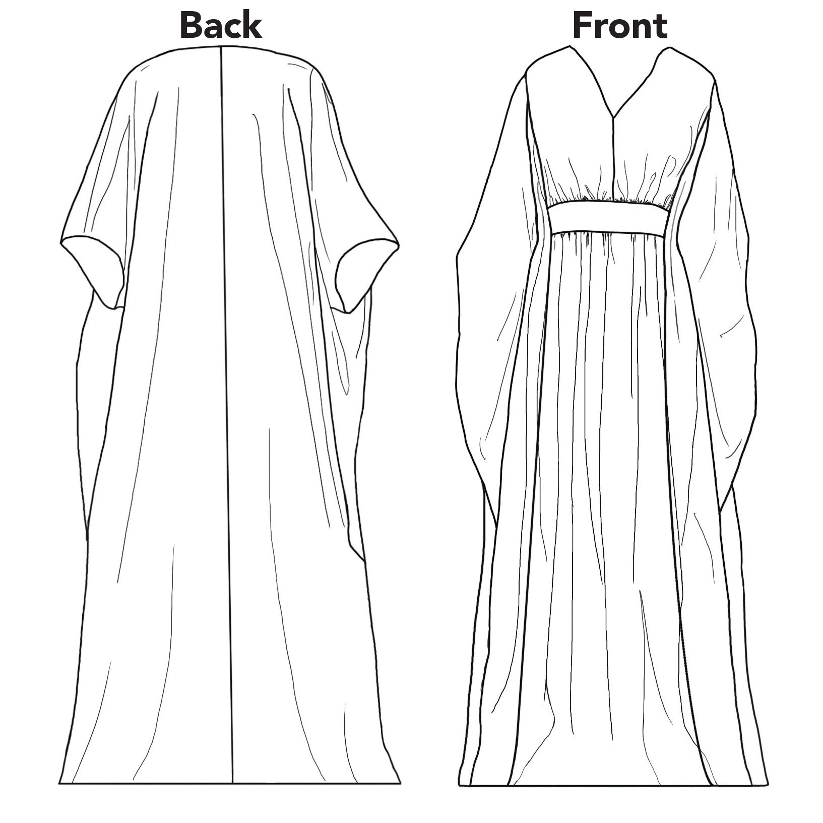 280 Resort Kaftan - Folkwear 280 Resort Kaftan - Folkwear