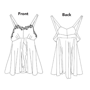 510 Passionflower Lingerie Top
