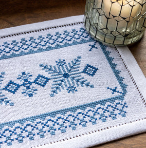 BitKit Scandinavian Stars cross stitch folk embroidery kit