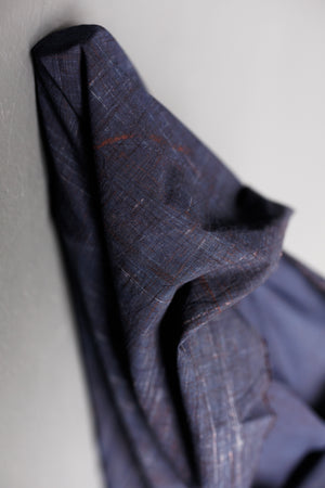 Cross Hatch India Cotton - Blue