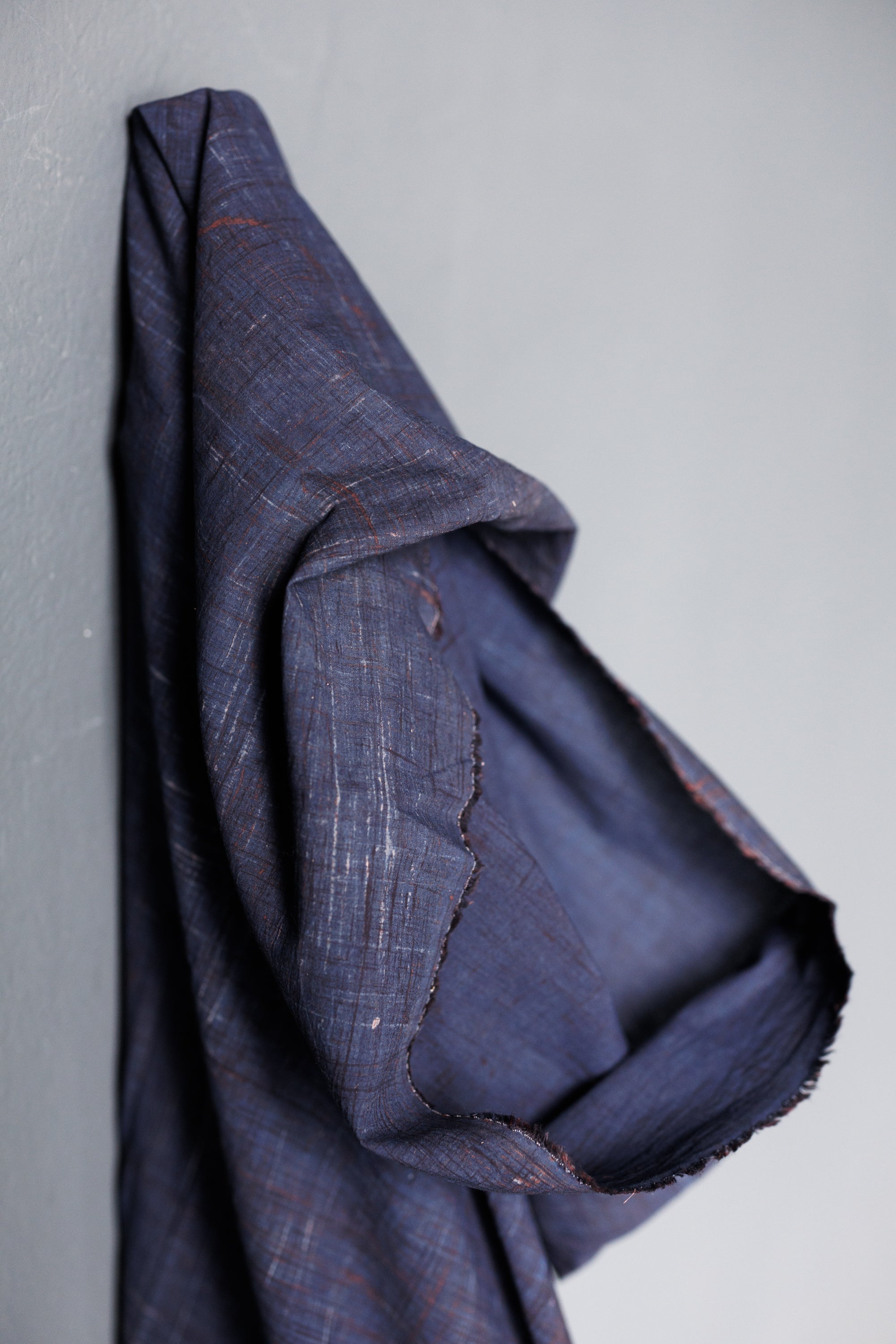 Cross Hatch India Cotton - Blue