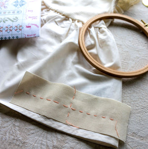 Folk Flourish Garden cross stitch folk embroidery kit