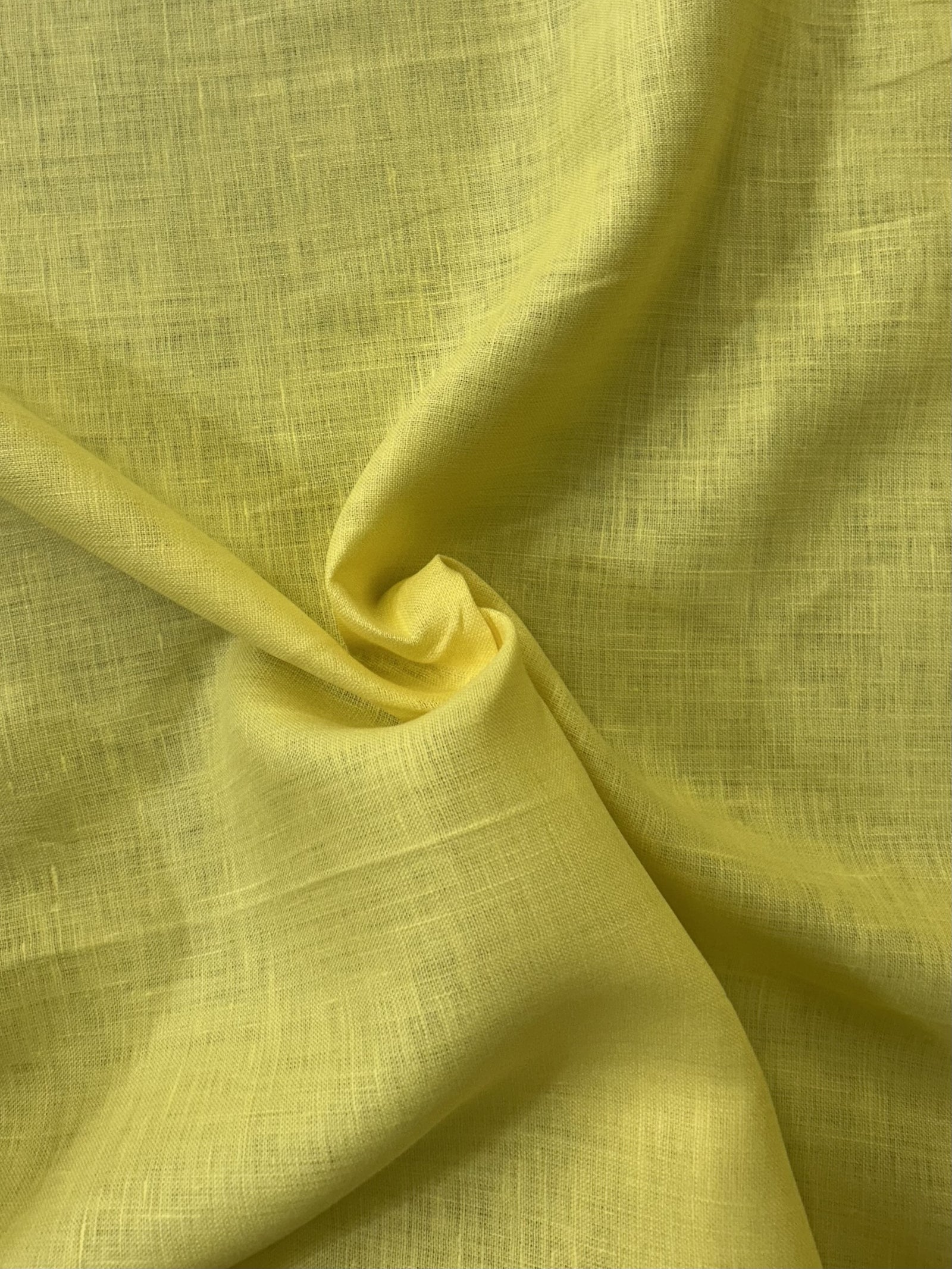 spring yellow mid-weight (handkerchief) linen.