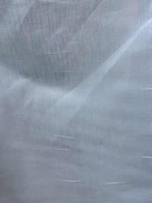 buttery pale aqua mid-weight (handkerchief) linen flat.