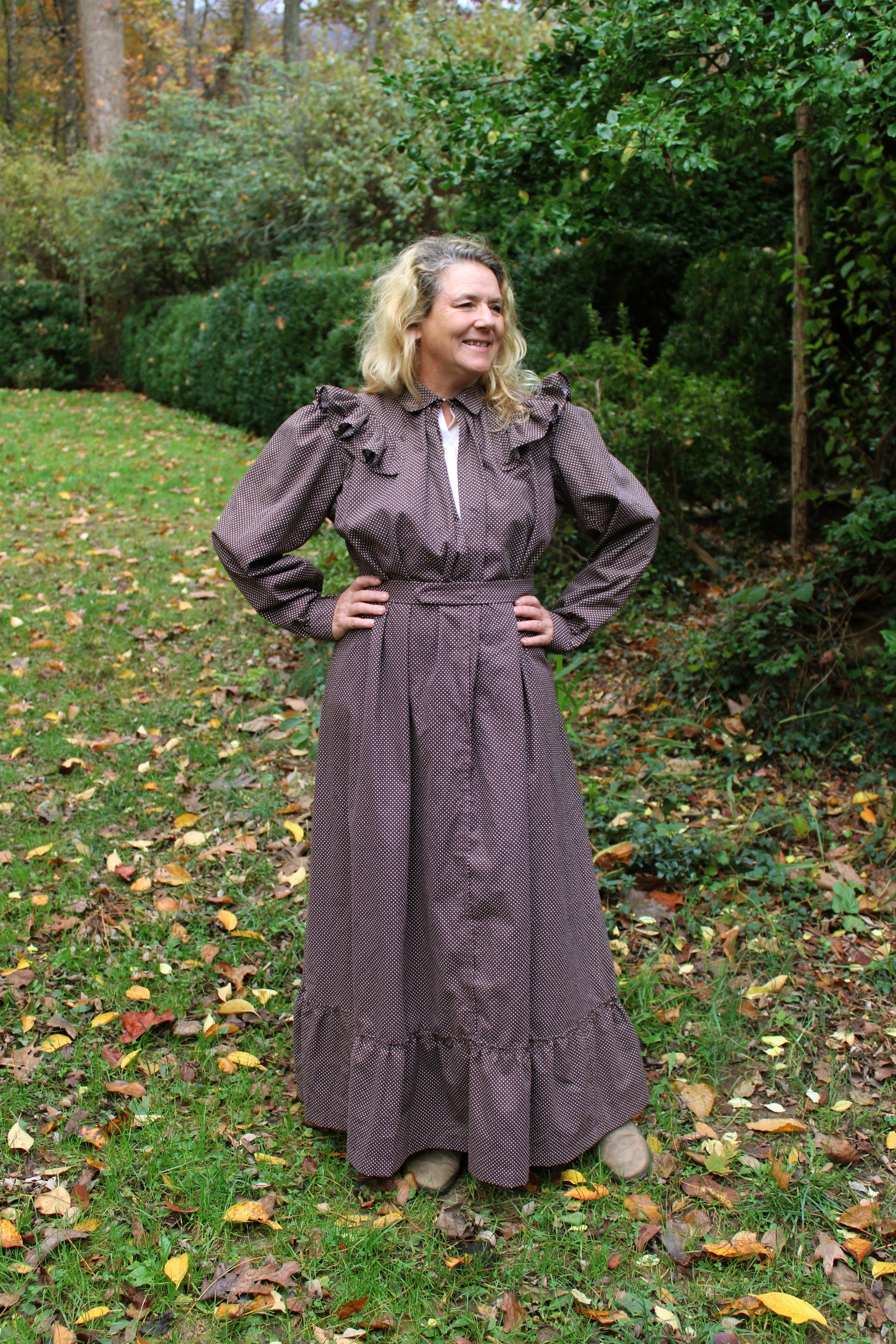 246 Calico Day Dress - Folkwear 246 Calico Day Dress - Folkwear