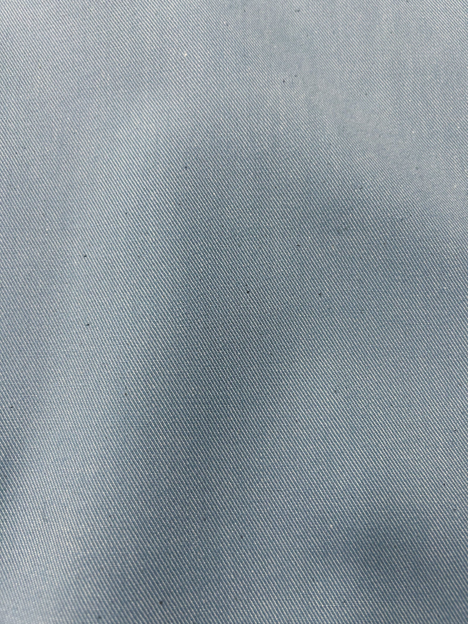 Pale Blue lightwash denim fabric.