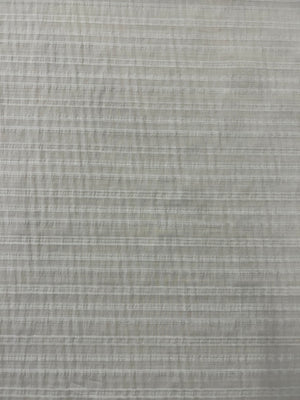 White Linen/Cotton Jacquard