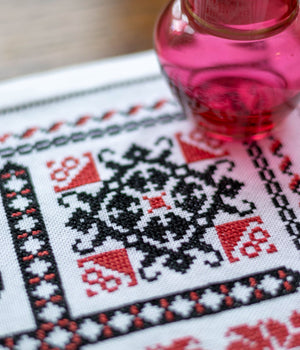 Romanian Sampler cross stitch folk embroidery kit