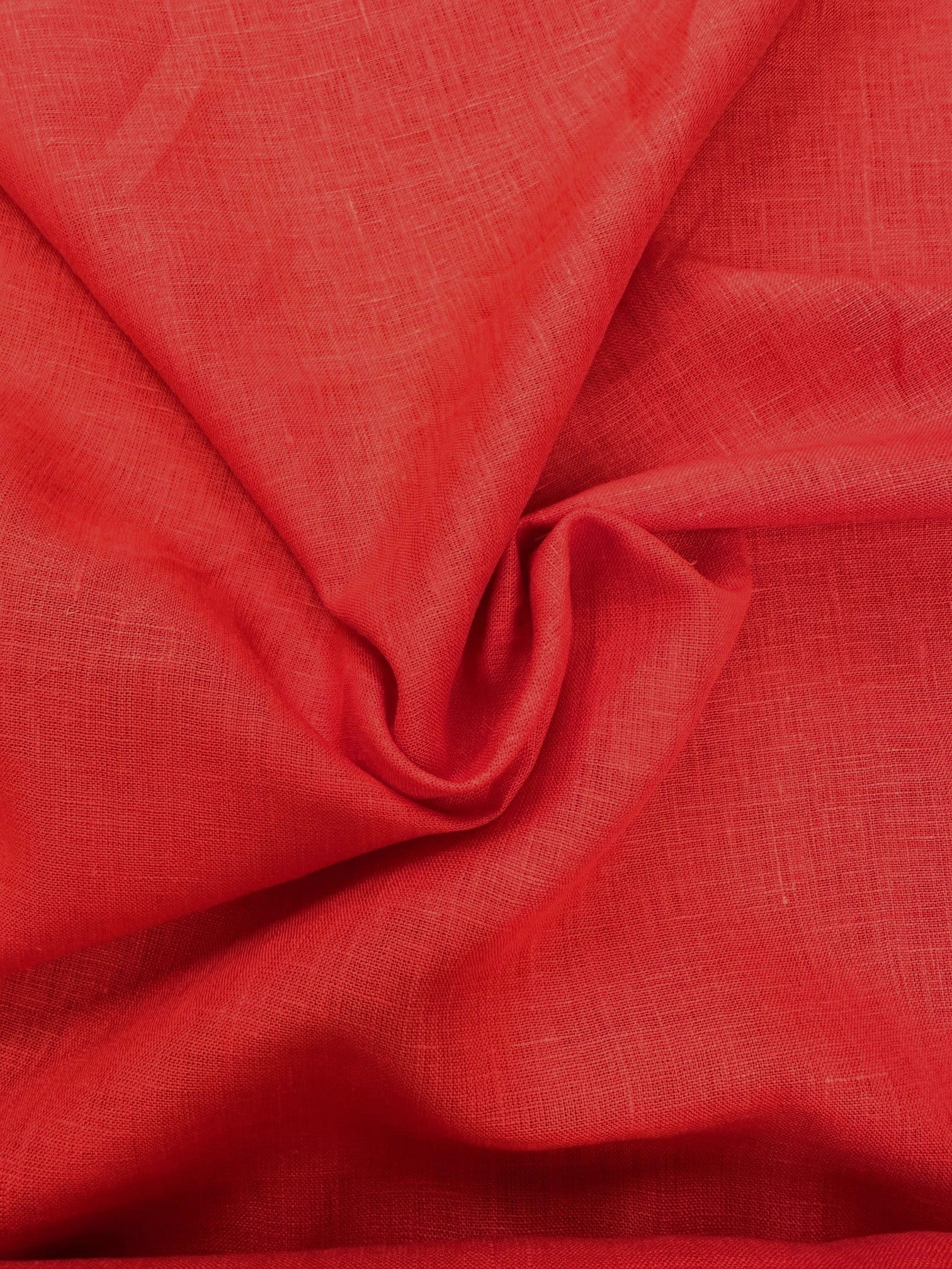 A midweight handkerchief linen in a beautiful candy red color. 