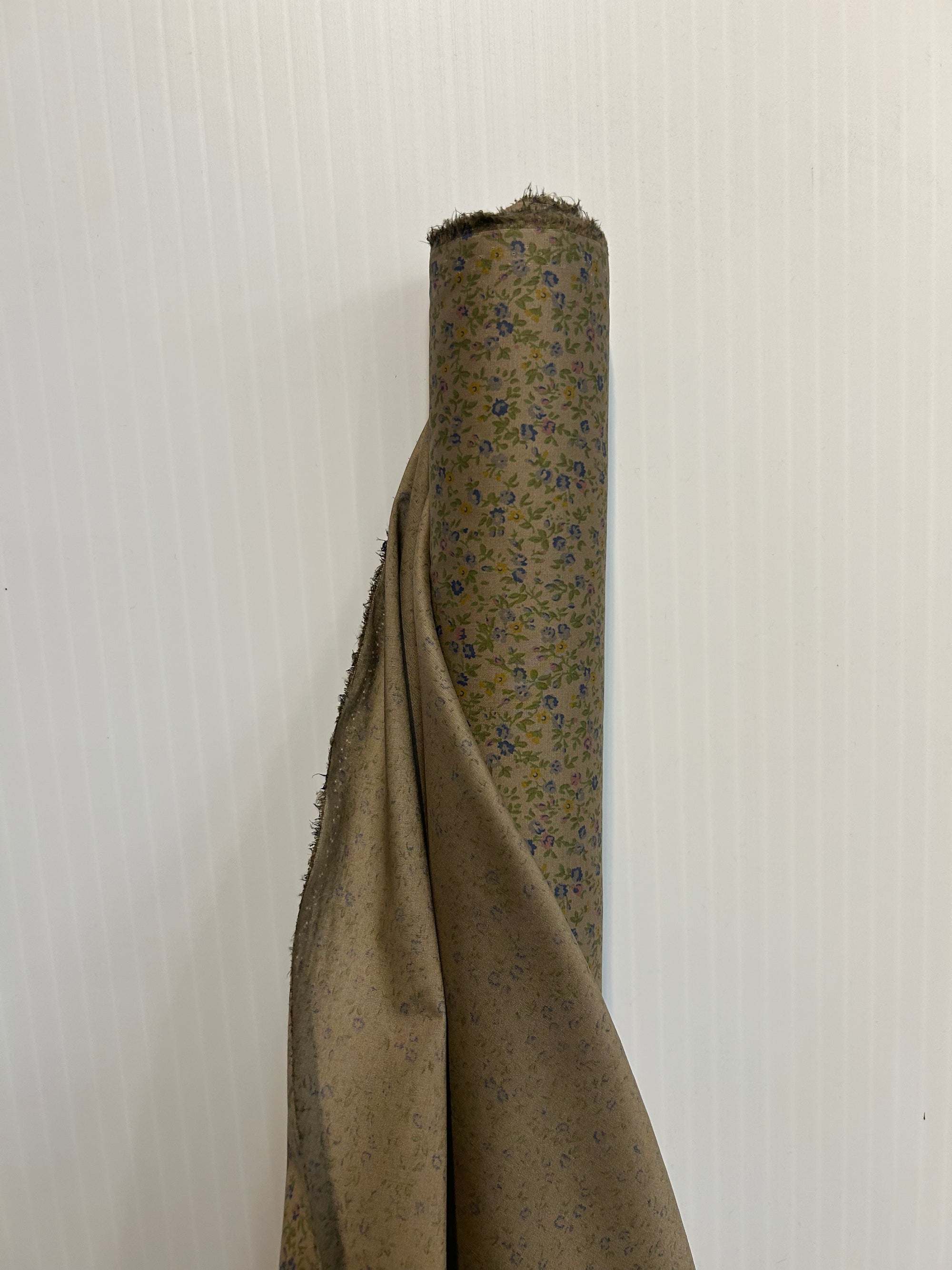 Bronze floral ditsy floral fabric