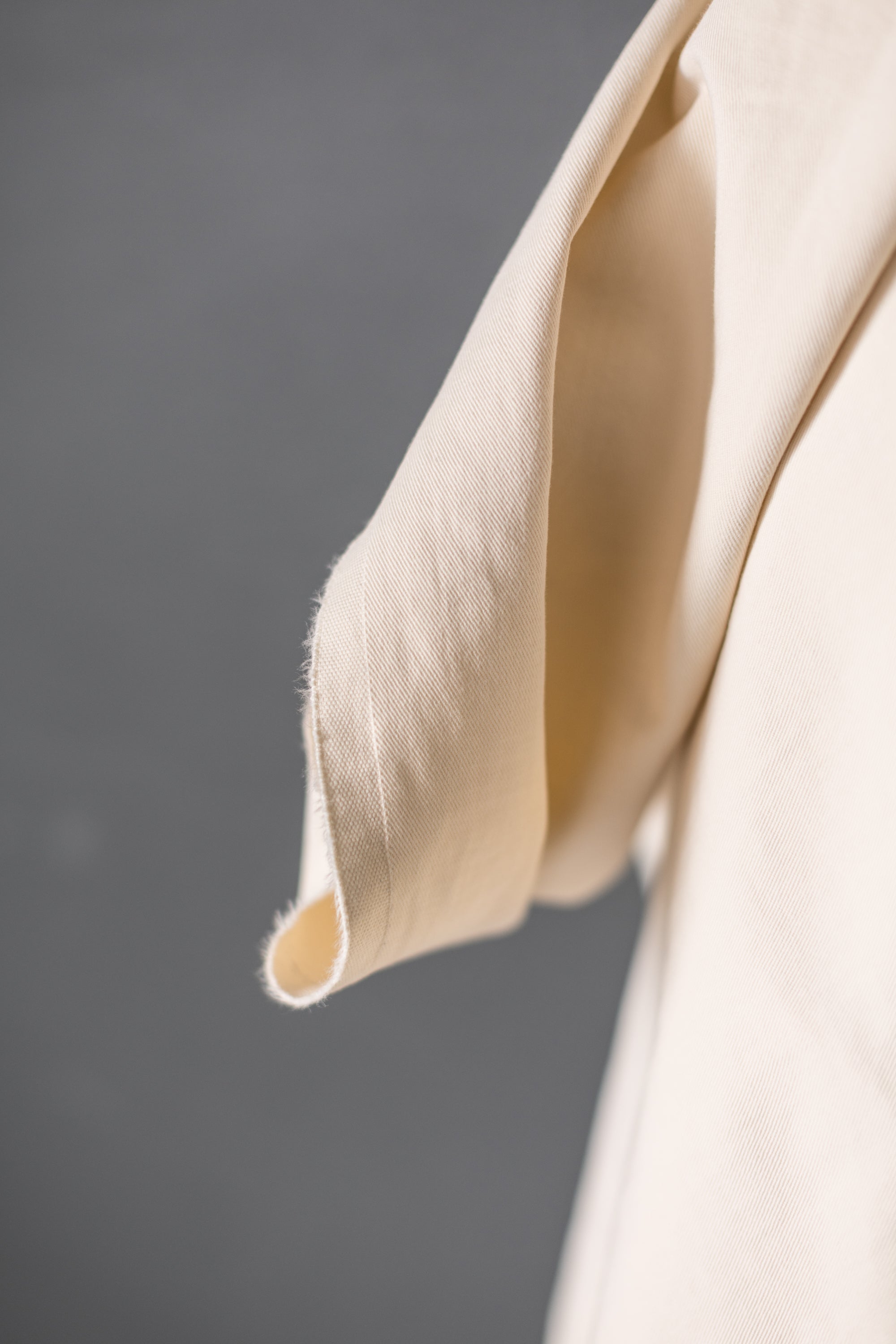 Organic Cotton Sanded Twill - Ecru - Folkwear