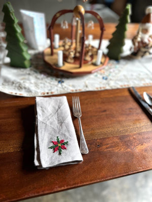 Holiday Napkins - free PDF pattern