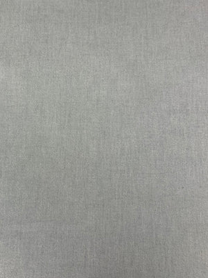  crisp cotton oxford shirting fabric in a basket weave of gray and white