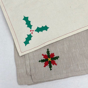 Holiday Napkins - free PDF pattern