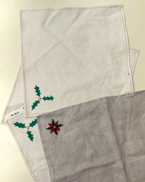 Holiday Napkins - free PDF pattern