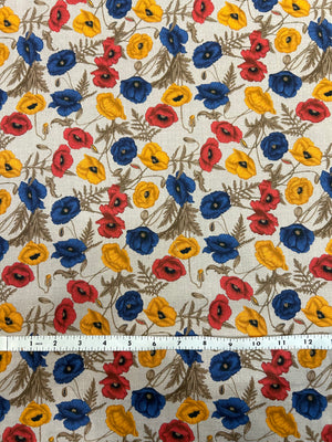 Italian Cotton Lawn - Liberty Poppy
