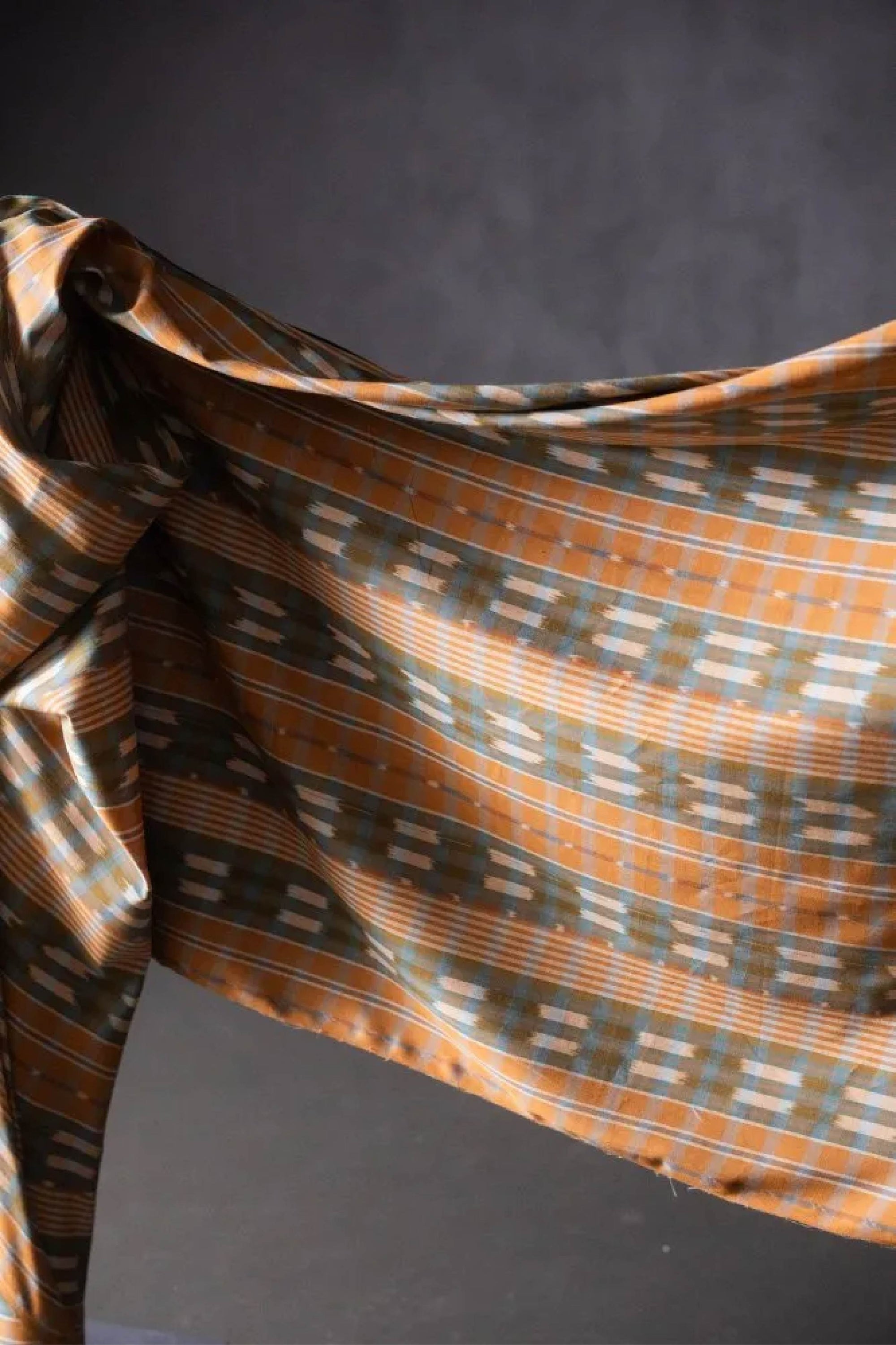 Indian Cotton Ikat - Virginia Stripes