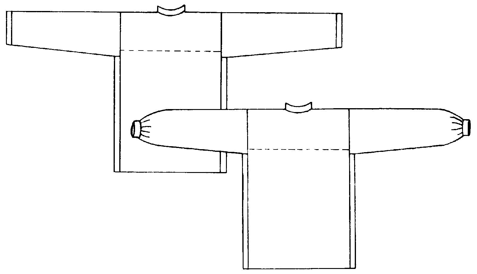 Flat line drawing of views.  View A and C have the same back view.  View B have similar lines except for the gathered sleeves at cuffs.