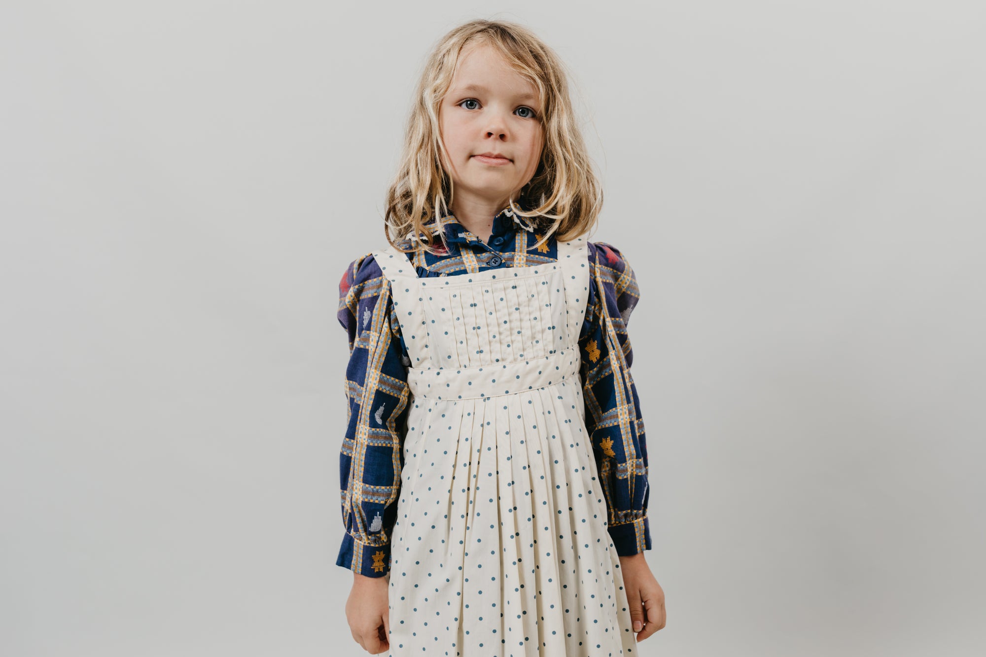 213 Child's Prairie Dress & Pinafore