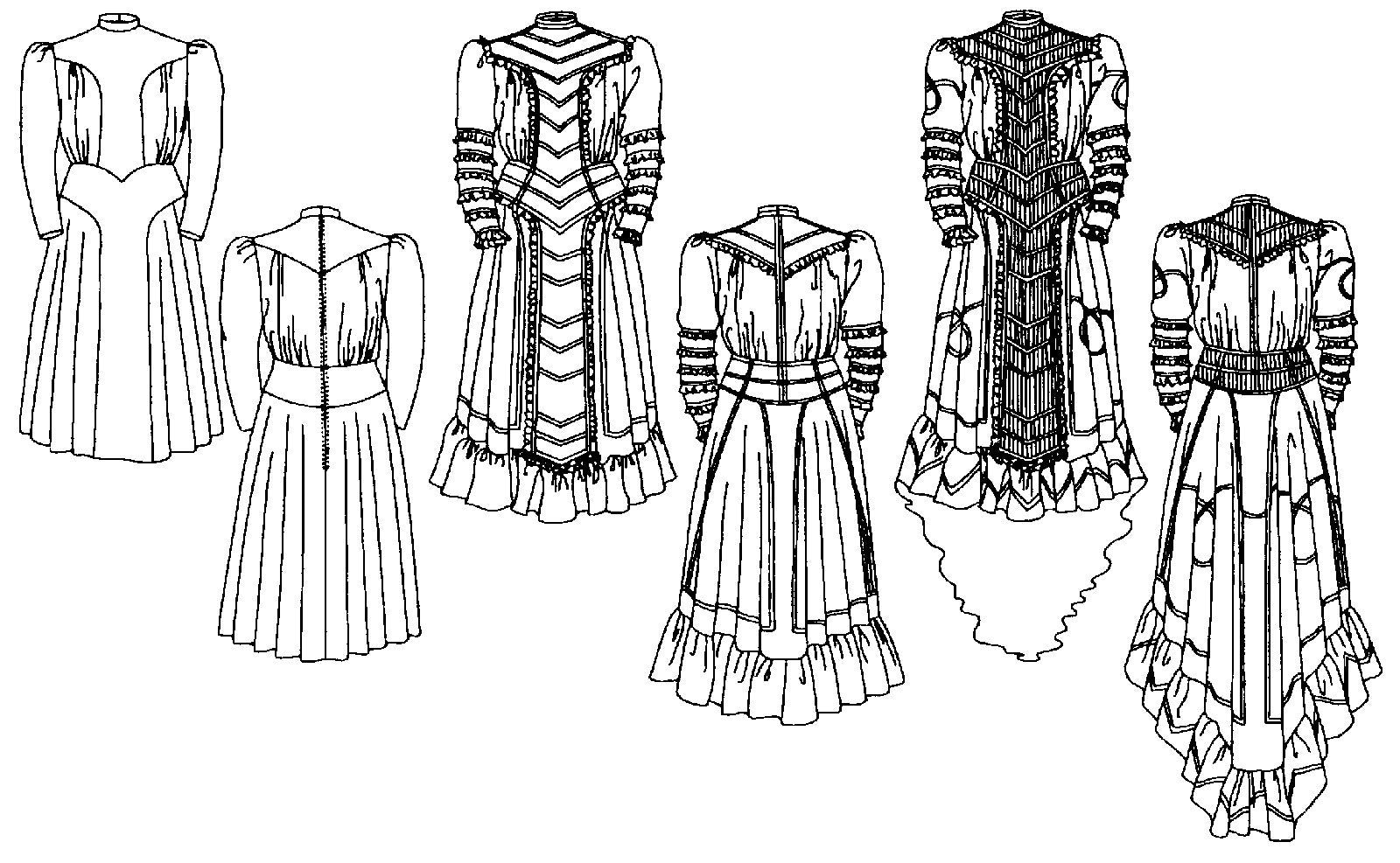 227 Edwardian Gown PDF Folkwear