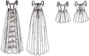 228 Victorian Christening Gown and Toddler's Dress