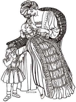 228 Victorian Christening Gown and Toddler's Dress