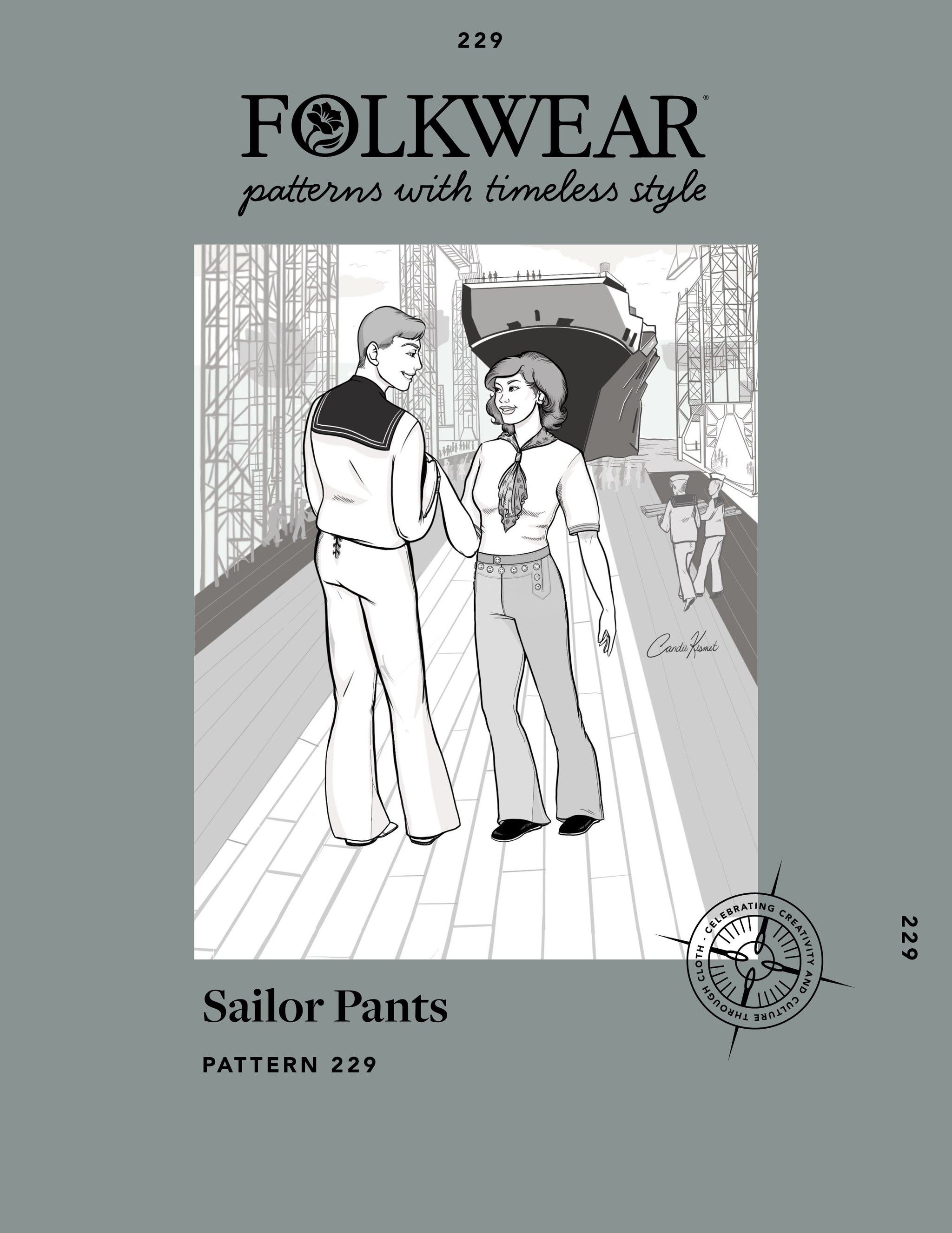 White Sailor Pants (MN ML PT 8002) Waist-29