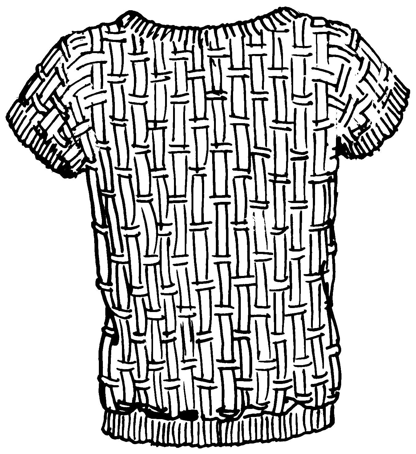 236 Sophisticated Lady Shell - PDF knitting pattern