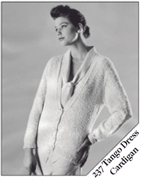 237 Tango Cardigan - PDF knitting pattern