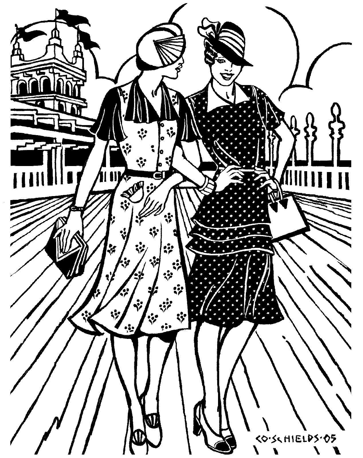 249 1930's Day Dress - Folkwear 249 1930's Day Dress - Folkwear