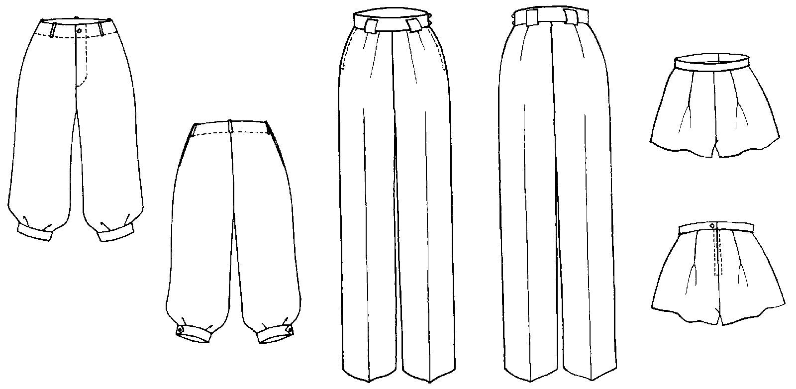 PANTS flat sketch for boys Trousers Fashion Flat Technical Drawing Vector  You can use it for sewing pattern Stock Vector  Adobe Stock
