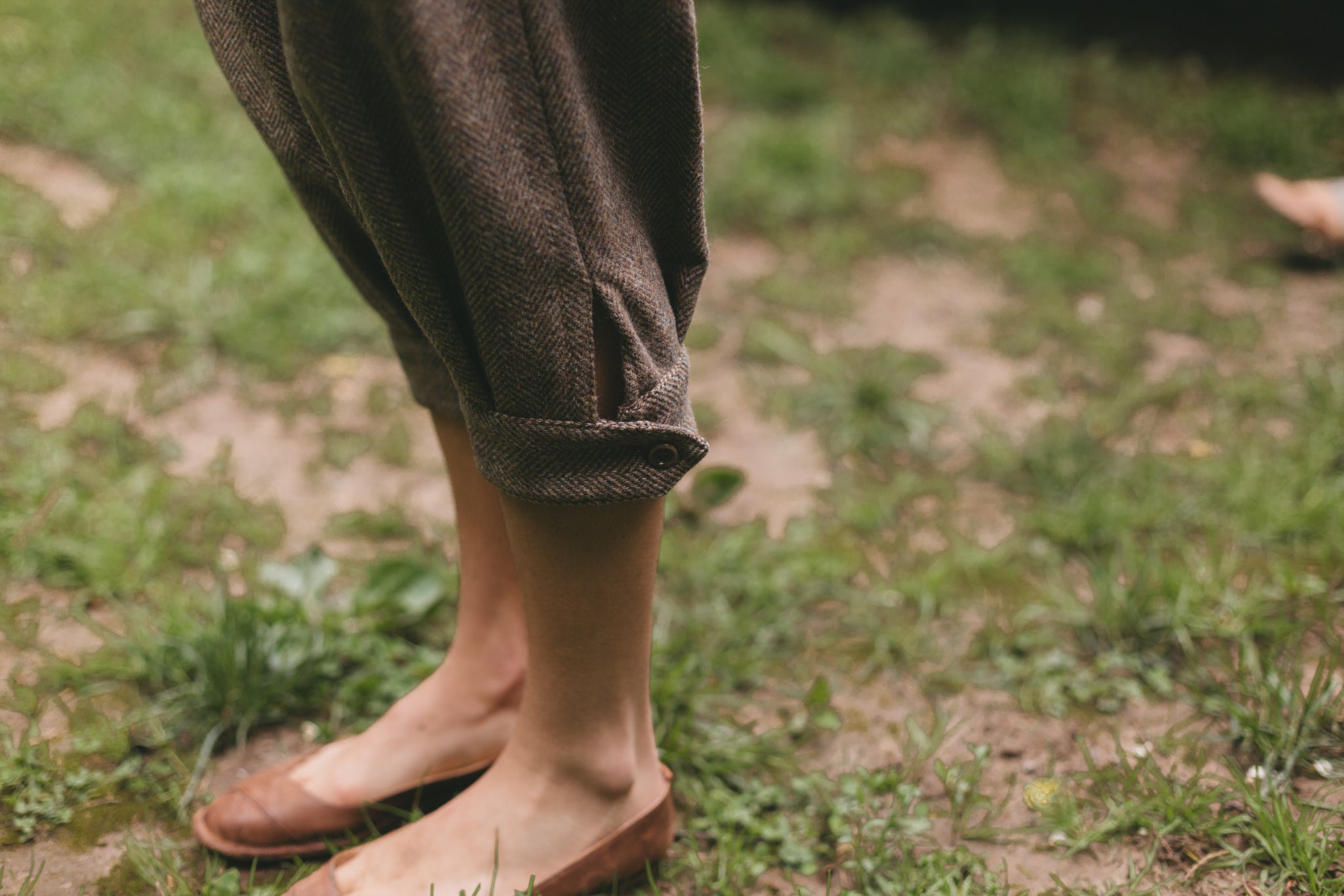 Brown Corduroy Hollywood Trousers