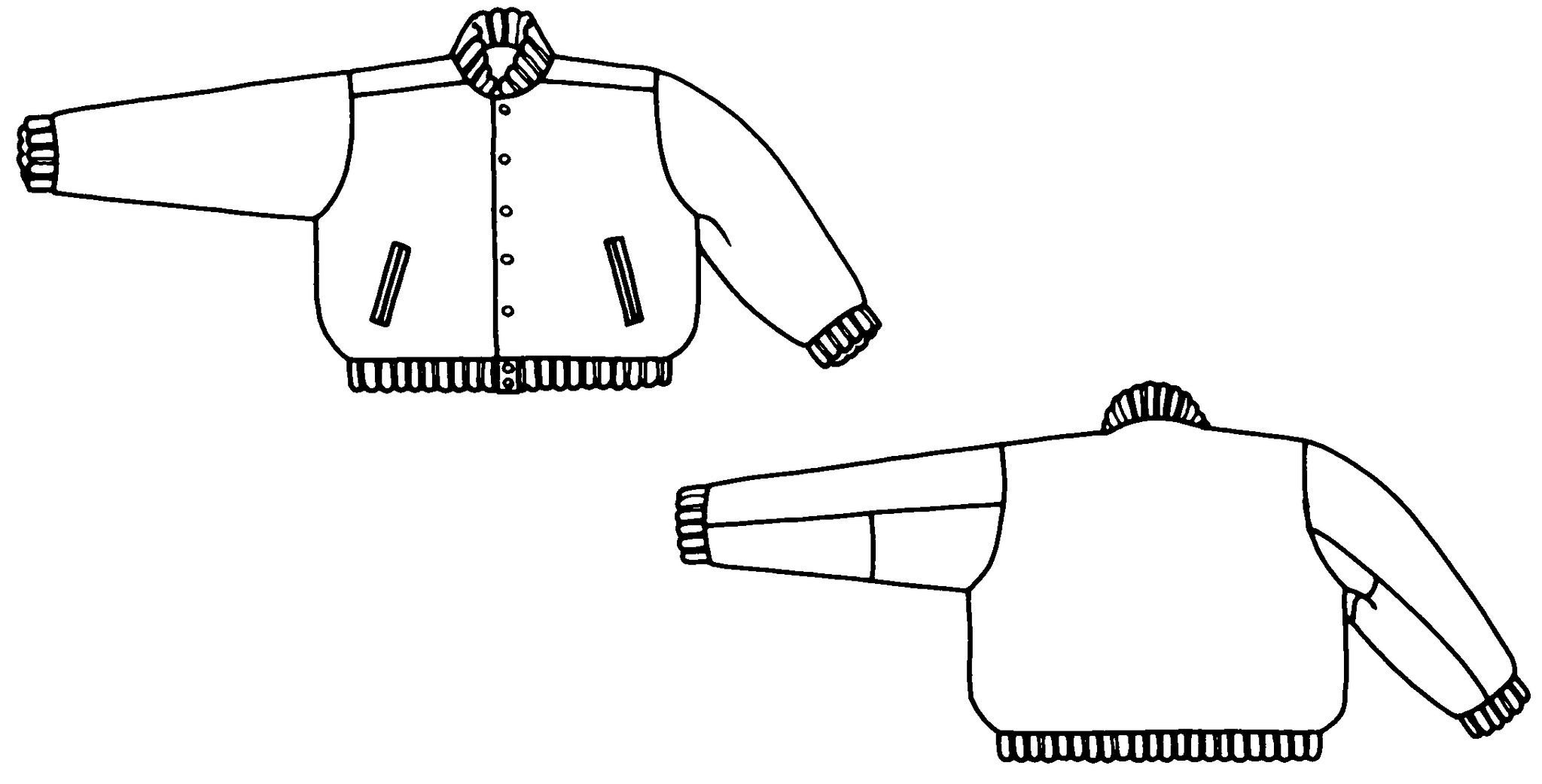 melodramatiske Gendanne politiker 251 Varsity Jacket - PDF pattern - Folkwear