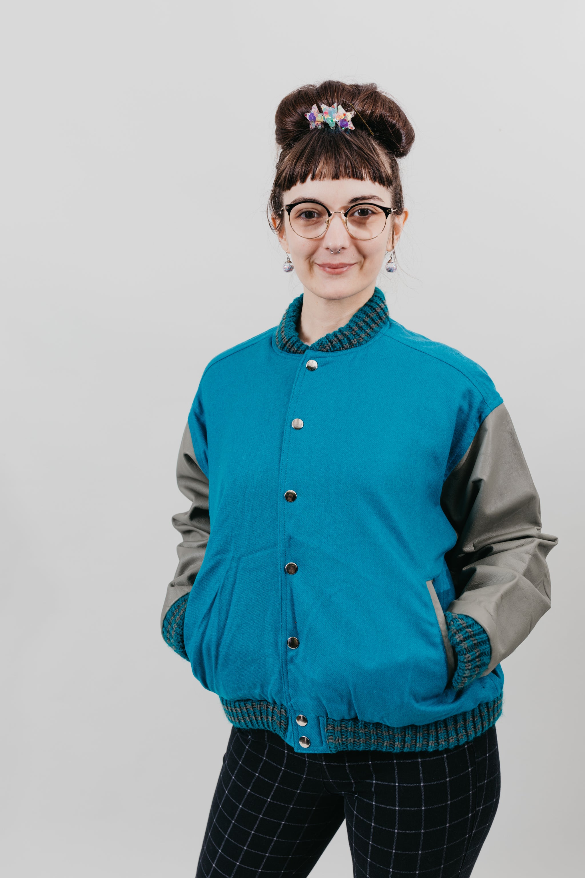 Varsity jacket pattern by Sylvie Zuidam - Ravelry
