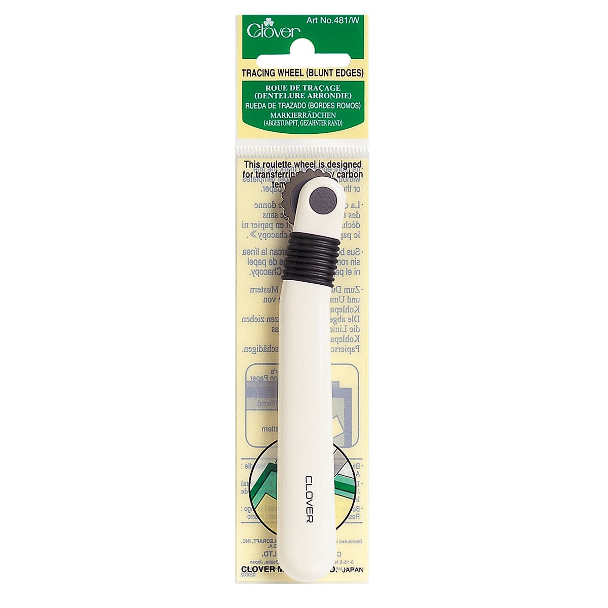 Clover Tracing Wheel - Serrated Edge