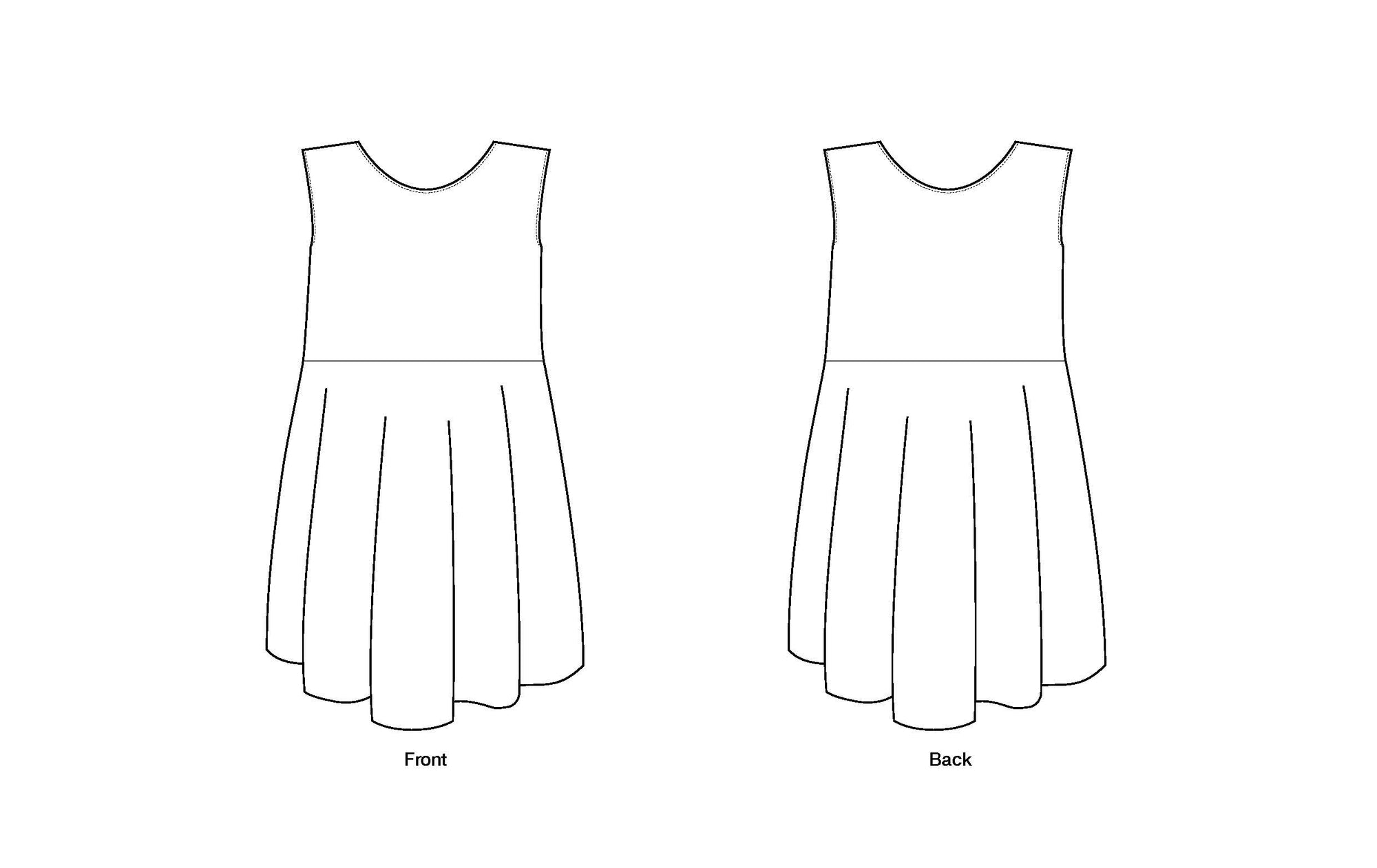 1920s Flapper Dress PDF pattern