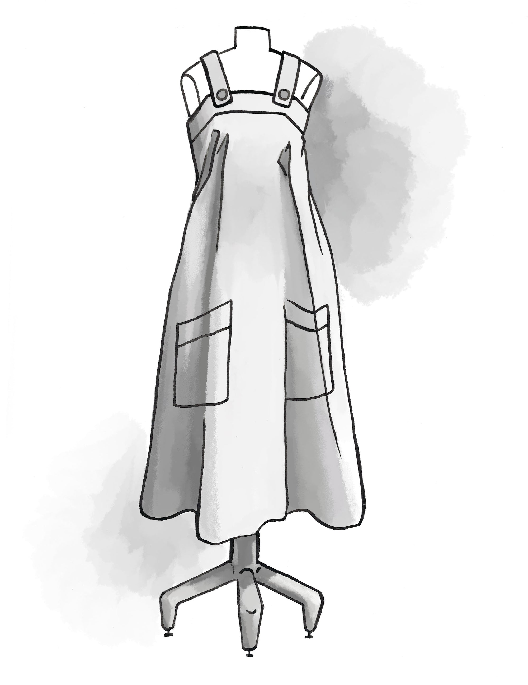 Basics Pinafore Dress
