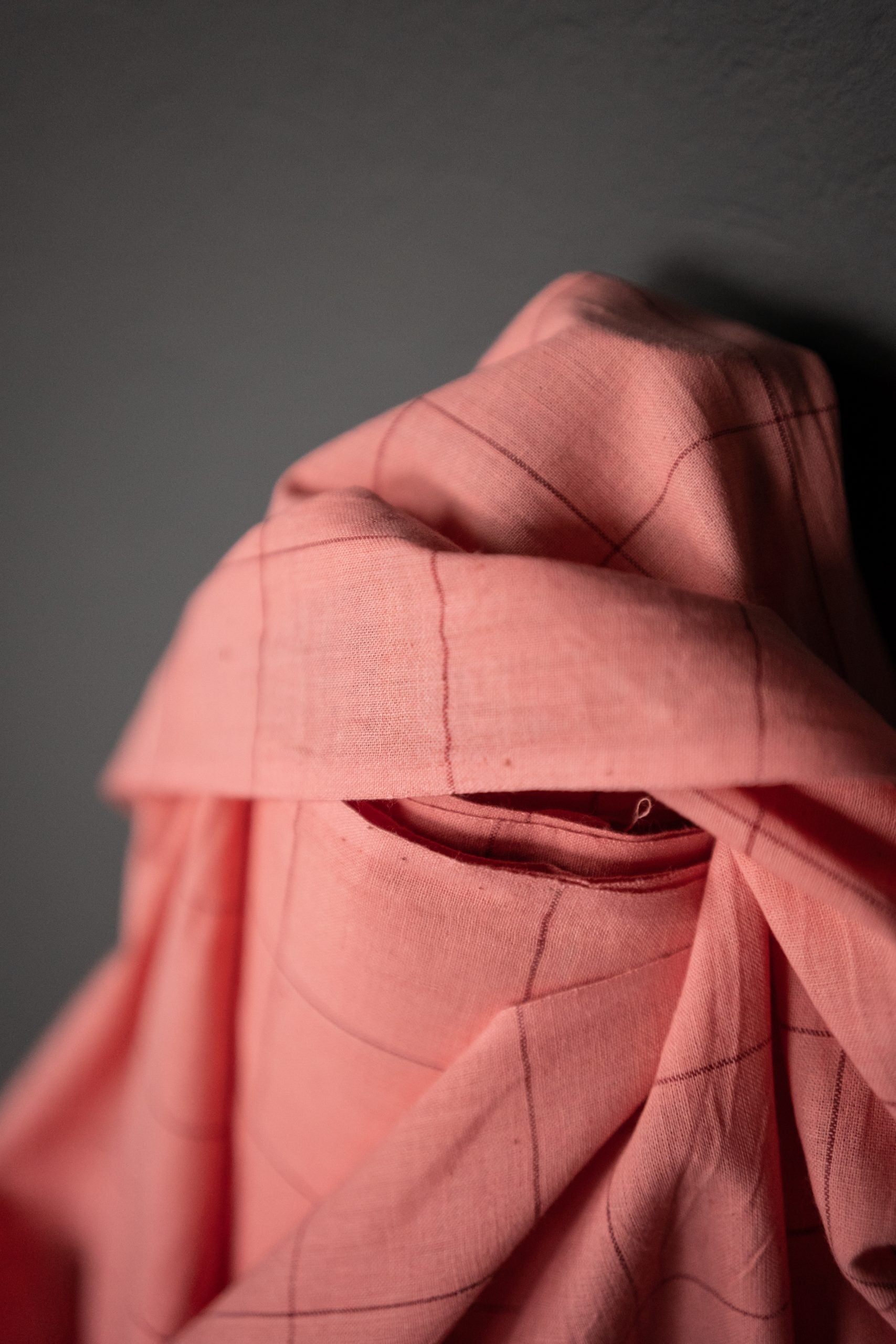Indian Cotton - Pink Check