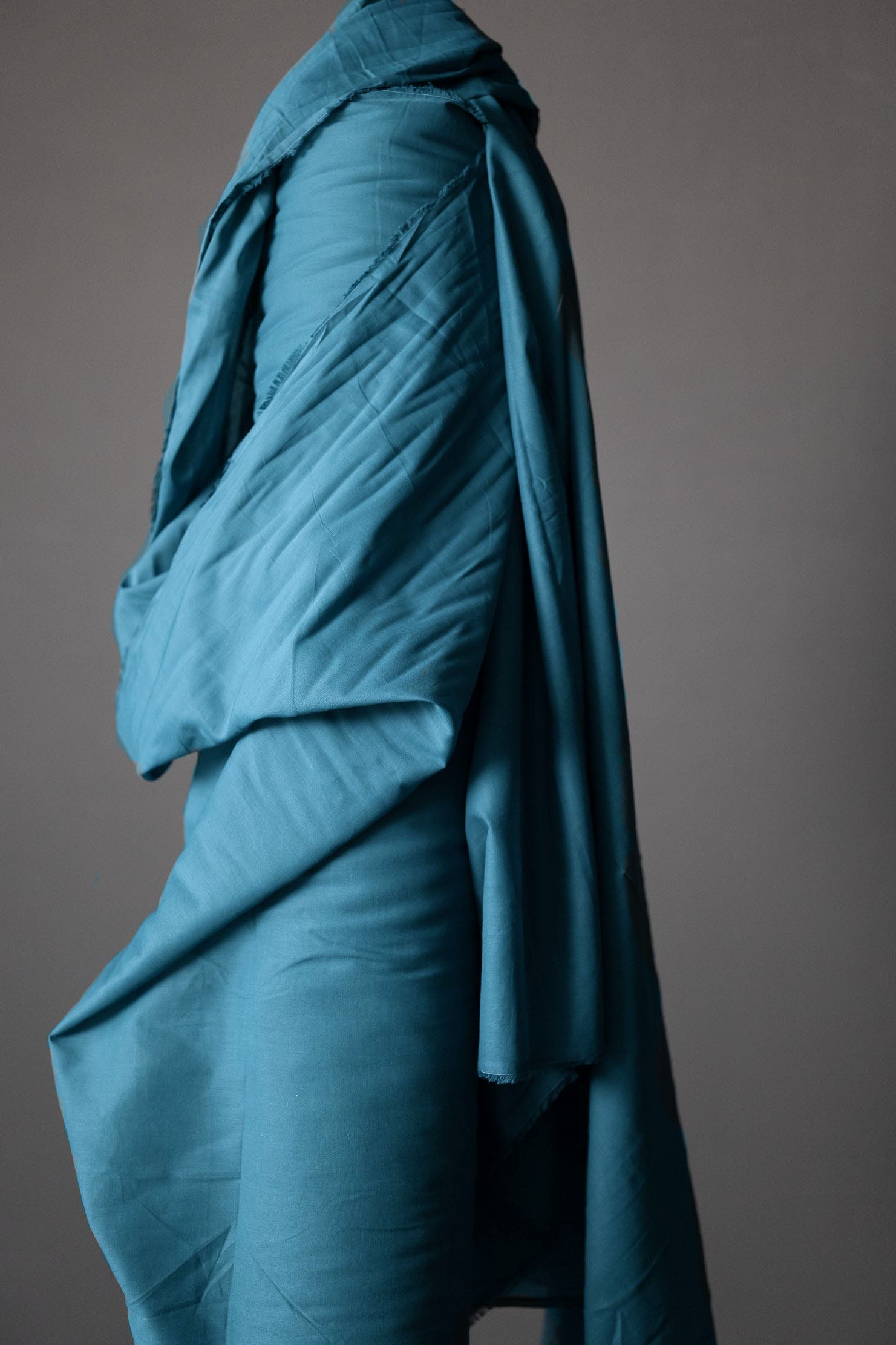 Organic Cotton Voile - Teal